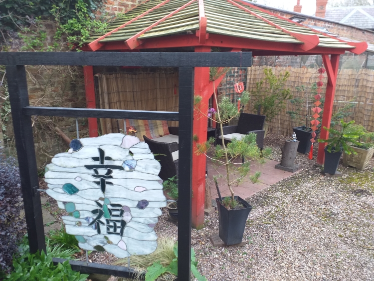 The seating area of the Oriental Garden