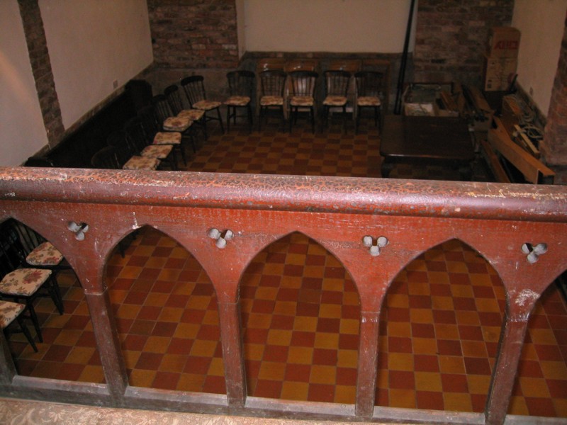 The barn floor from the balcony