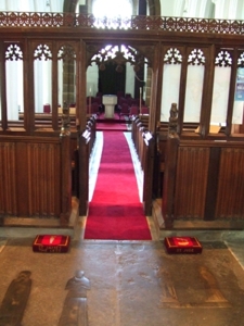 The church at Cople, interior shot