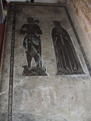 The Greens tomb in the church